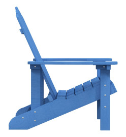 Chaise Adirondack de jardin PEHD Bleu marine