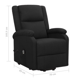 Fauteuil Noir Tissu