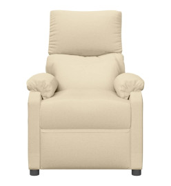 Fauteuil électrique de massage Crème Tissu