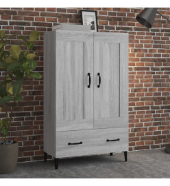 Buffet Sonoma gris 70x31x115 cm Bois d'ingénierie