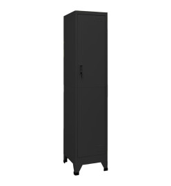 Armoire à casiers Noir 38x45x180 cm Acier