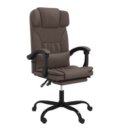 Fauteuil inclinable de bureau Marron Similicuir