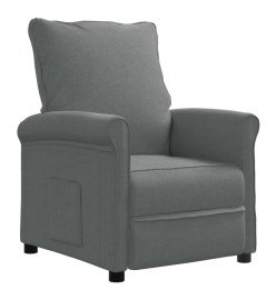 Fauteuil inclinable Gris foncé Tissu