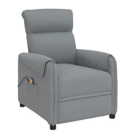 Fauteuil de massage Gris clair Tissu