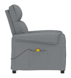 Fauteuil de massage Gris clair Tissu