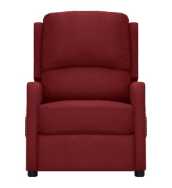 Fauteuil de massage Rouge bordeaux Tissu