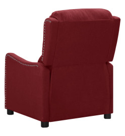 Fauteuil de massage Rouge bordeaux Tissu