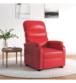 Fauteuil de massage Rouge Similicuir