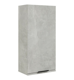 Armoire de salle de bain murale Gris béton 32x20x67 cm