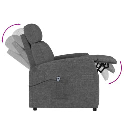 Fauteuil Gris foncé Tissu