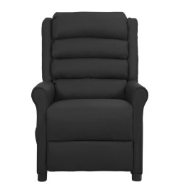 Fauteuil de massage Noir Similicuir