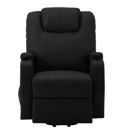 Fauteuil de massage Noir Similicuir