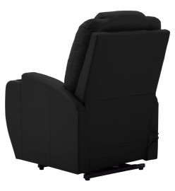 Fauteuil de massage Noir Similicuir