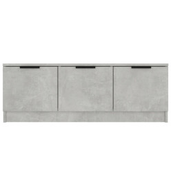 Meuble TV Gris béton 102x35x36,5 cm Bois d'ingénierie