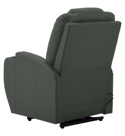 Fauteuil de massage Anthracite Similicuir