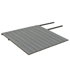 Panneaux de terrasse et accessoires WPC Marron/gris 25 m² 4 m