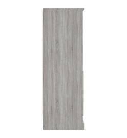 Buffet haut sonoma gris 36x35,5x103,5 cm bois d'ingénierie