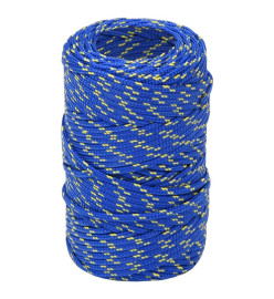 Corde de bateau Bleu 2 mm 500 m Polypropylène