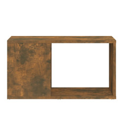 Meuble TV Chêne fumé 60x24x32 cm Bois d'ingénierie