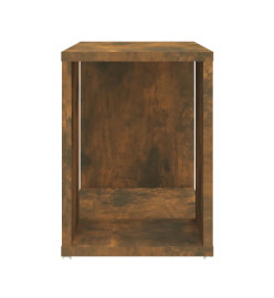 Meuble TV Chêne fumé 60x24x32 cm Bois d'ingénierie