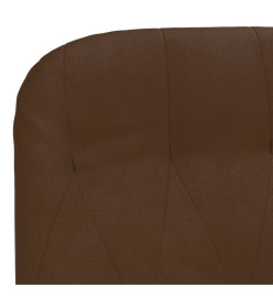 Chaise de relaxation Marron Similicuir brillant