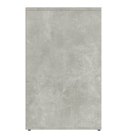 Armoire de dressing Gris béton 80x40x65 cm Bois d'ingénierie