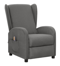 Fauteuil de massage Gris clair Tissu