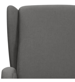 Fauteuil de massage inclinable Gris clair Tissu