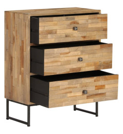 Ensemble de buffets 3 pcs Bois de teck recyclé