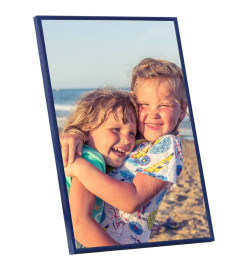 Collage de cadres photo 5 pcs de mur Bleu 59,4x84 cm MDF