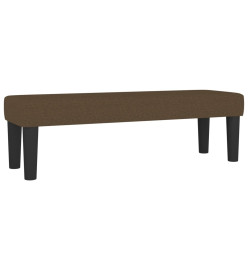 Banc Marron foncé 100x30x30 cm Tissu