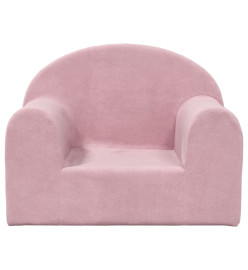 Canapé pour enfants Rose Peluche douce