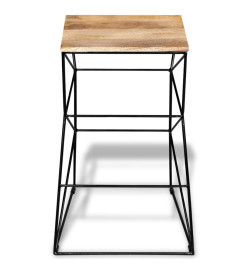 Tabouret de bar Bois de manguier massif