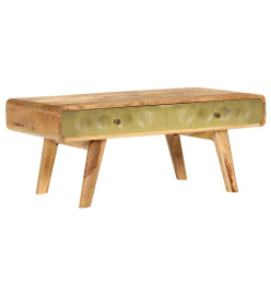 Table basse Bois de manguier massif 90 x 50 x 40 cm