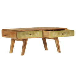 Table basse Bois de manguier massif 90 x 50 x 40 cm