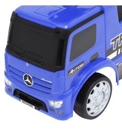 Camion à pédales Mercedes-Benz Bleu