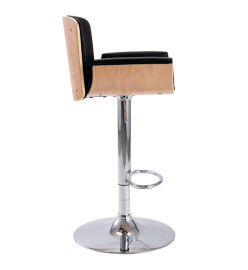 Tabouret de bar Noir Similicuir