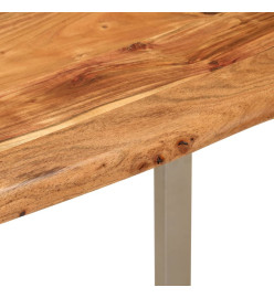 Table à dîner 110x50x76 cm Bois d'acacia solide