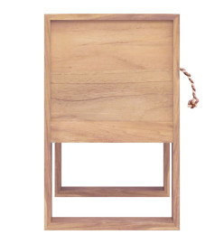 Table de chevet 40 x 30 x 50 cm Bois de teck solide