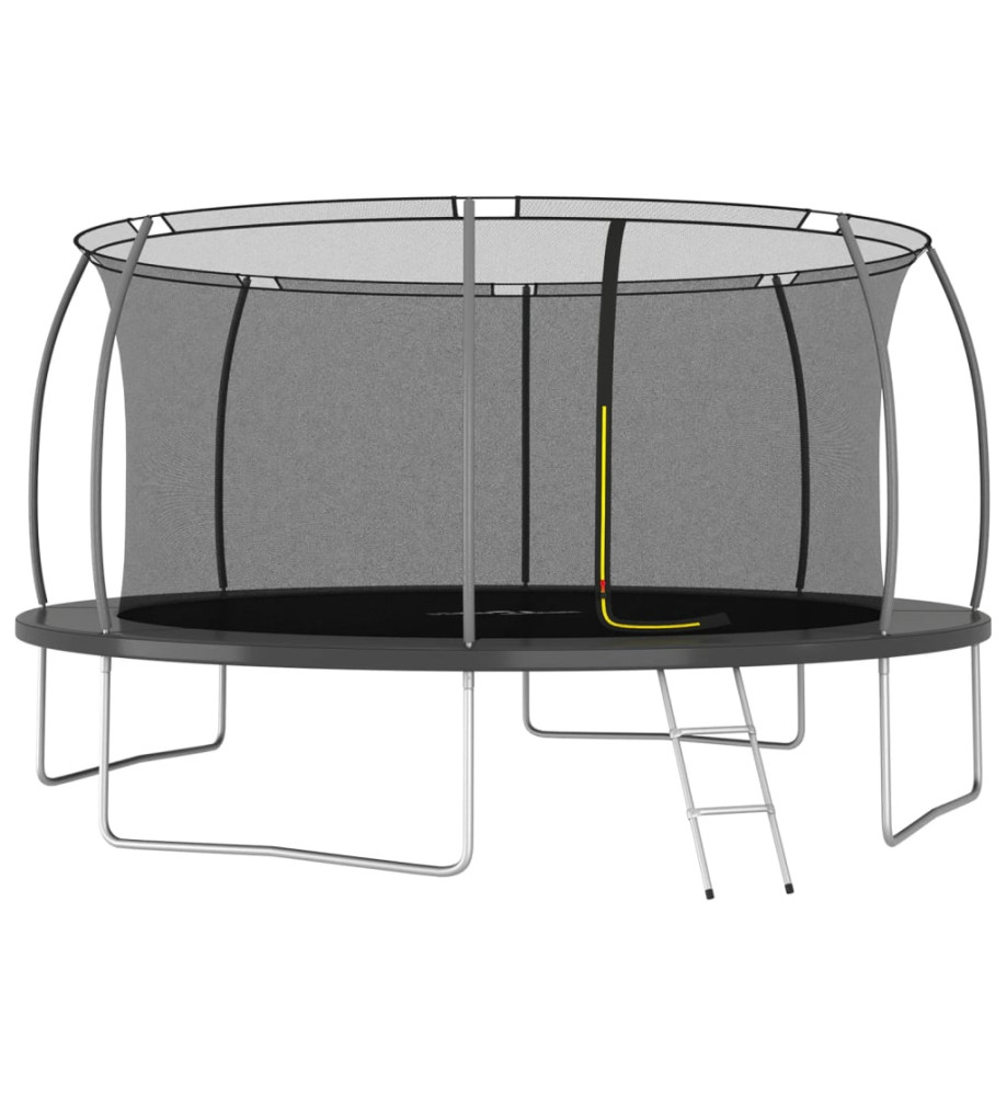 Ensemble de trampoline rond 460x80 cm 150 kg