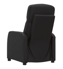 Fauteuil inclinable électrique Noir Similicuir