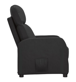 Fauteuil inclinable Noir Similicuir