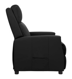 Fauteuil inclinable Noir Similicuir