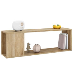 Meuble TV Chêne sonoma 100x24x32 cm Aggloméré