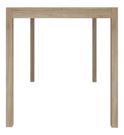 Ensemble à dîner 7 pcs Bois d'acacia solide