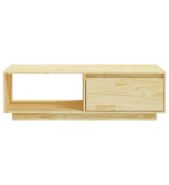 Table basse 110x50x33,5 cm bois de pin massif