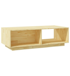 Table basse 110x50x33,5 cm bois de pin massif