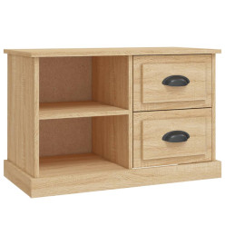 Meuble TV chêne sonoma 73x35,5x47,5 cm bois d'ingénierie