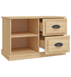 Meuble TV chêne sonoma 73x35,5x47,5 cm bois d'ingénierie