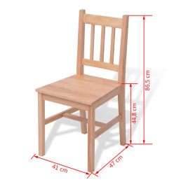 Ensemble de salle à manger trois pièces Pinède